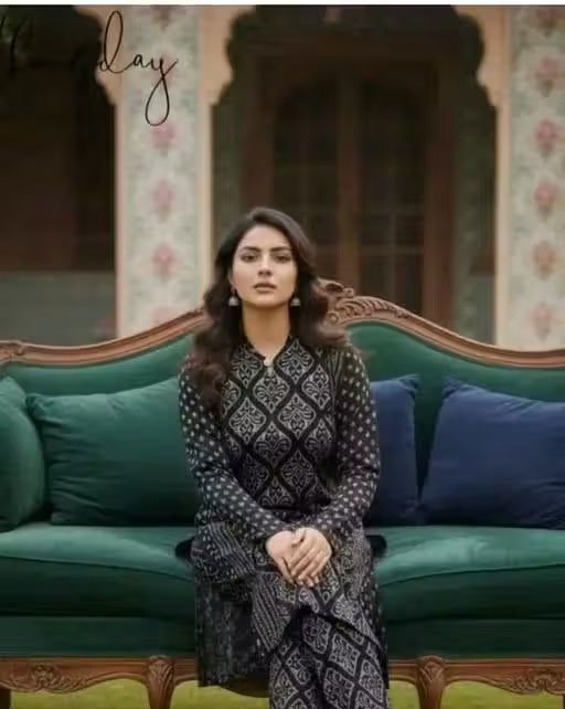 Woollen Kurti , Black pilazo - Image 3