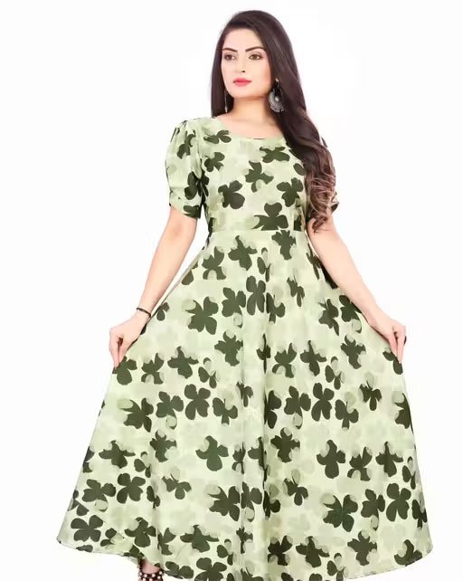 Stylish Comfortable Printed Dress for women And Girls