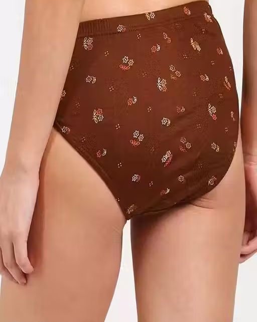 Dunya Women's Cotton soft Printed Panty Briefs / Hipster for Ladies Womens Underwear Combo multicolour (Pack of 6)(THIS PRODUCT WAS RETRURNABLE) - Image 3