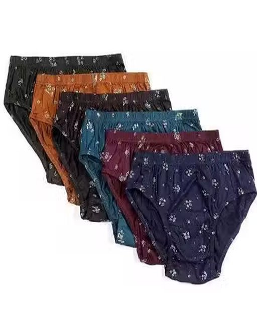 Dunya Women's Cotton soft Printed Panty Briefs / Hipster for Ladies Womens Underwear Combo multicolour (Pack of 6)(THIS PRODUCT WAS RETRURNABLE)