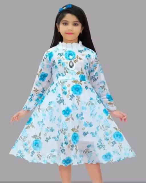 stylish party wear frock for girls designer dreess princess trendy girls frock & Dresses