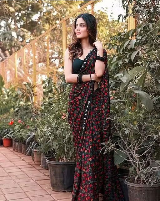 Daily Wear Chiffon Saree - Image 2