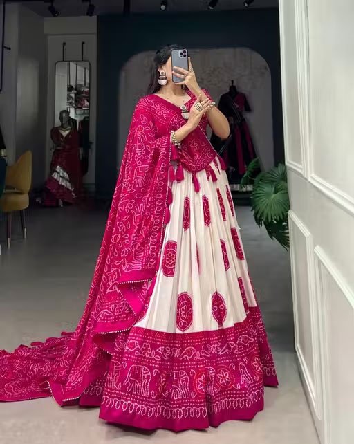 Patola printed navratri chaniya choli - Image 2