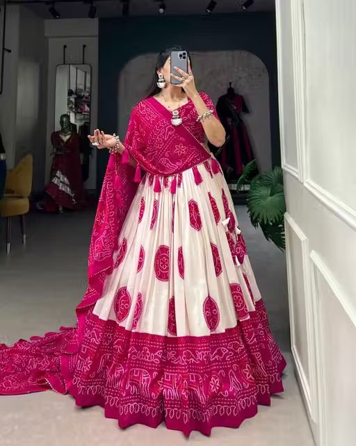 Patola printed navratri chaniya choli