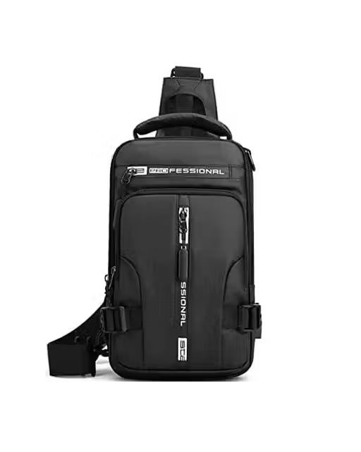 Slim Sling Bag for Men Small Cross Body Bag, Multifunctional Trekking Bag Waterproof Lightweight Sport Shoulder Bag for Hiking, Cycling, Work Multicolor