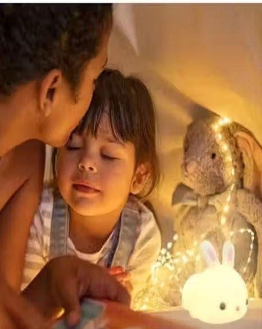 Bunny Night Lights For Girls, Cute Rabbit Animal Baby Toddler Nightlight - Image 2