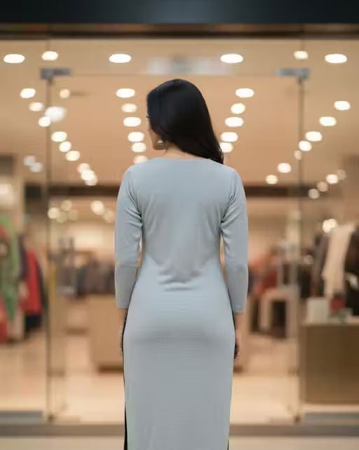 Trending and Fancy Woollen Kurti Set - Image 2