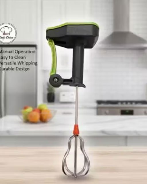 Power Free Manual Hand Blender and Beater for Kitchen (None Electric Blender)
