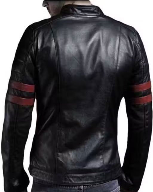 Stylish Leather jacket Black leather jacket Rider jacket Waterproof jacket leather comfy black Jacket zip jacket Fashionable jacket Modern fashionable jacket Classic jacket Funky Zip Both for Men women girls boys Pure leather jacket Bikers jacket open front Jacket soft jacket Comfortable size Jacket - Image 2