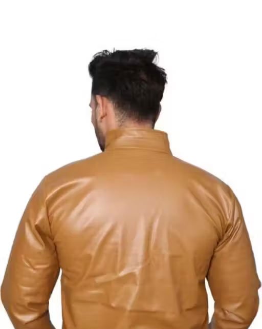 Stylish Leather jacket Black leather jacket Rider jacket Waterproof jacket leather comfy black Jacket zip jacket Fashionable jacket Modern fashionable jacket Classic jacket Funky Zip Both for Men women girls boys Pure leather jacket Bikers jacket open front Jacket soft jacket Comfortable size Jacket - Image 3