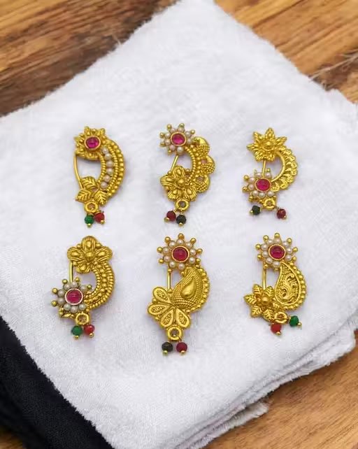 Gold Plated Nosepin studs - Image 4