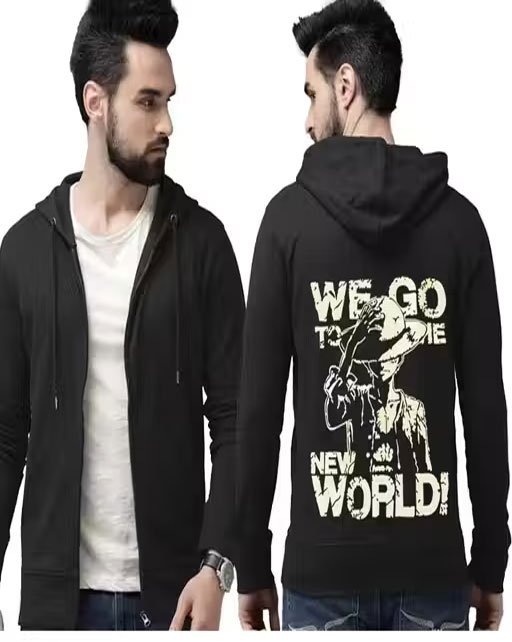 TitTom Mens Anime Printed Hood (Pack of 1)