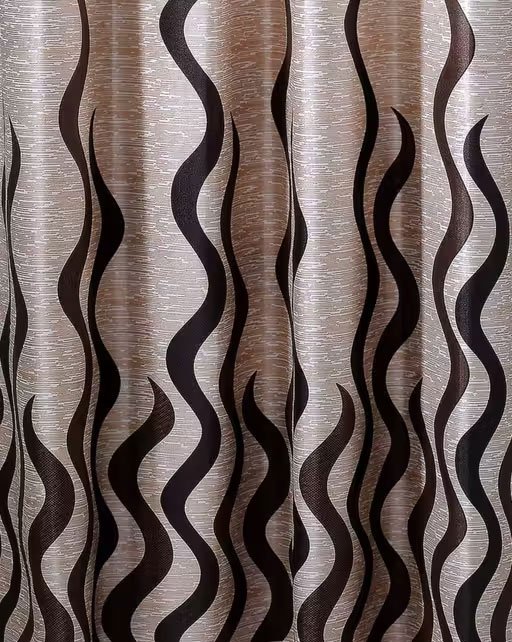 Fire Panel Curtains For Doors and Windows (Pack of 2) Brown - Image 2