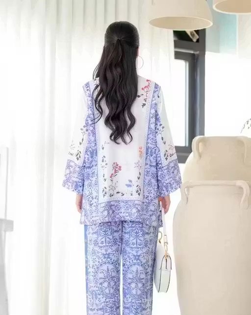 Floral Printed Rayon Kurta Palazzo Set | Designer Ethnic Co-Ord Set | Casual, Office & Festive Wear for Women - Image 2