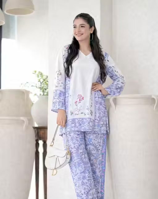 Floral Printed Rayon Kurta Palazzo Set | Designer Ethnic Co-Ord Set | Casual, Office & Festive Wear for Women - Image 3